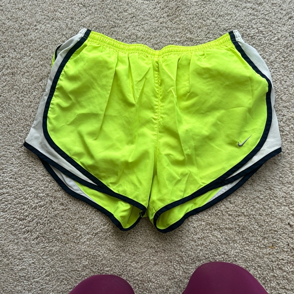 Nike running shorts.